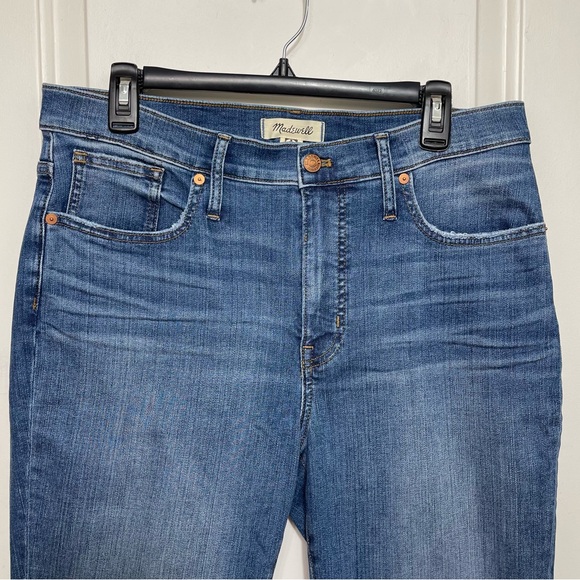 New MADEWELL 9" High Rise Skinny Jeans In Wilcrest Wash Size 32 - Picture 8 of 16